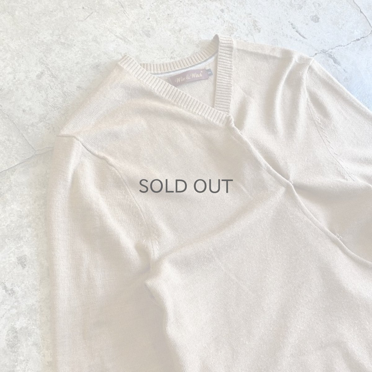 画像3: 【Wiz&Witch】"WEIRD" HOOK UP DEFORMATION CARDIGAN / OS (3)