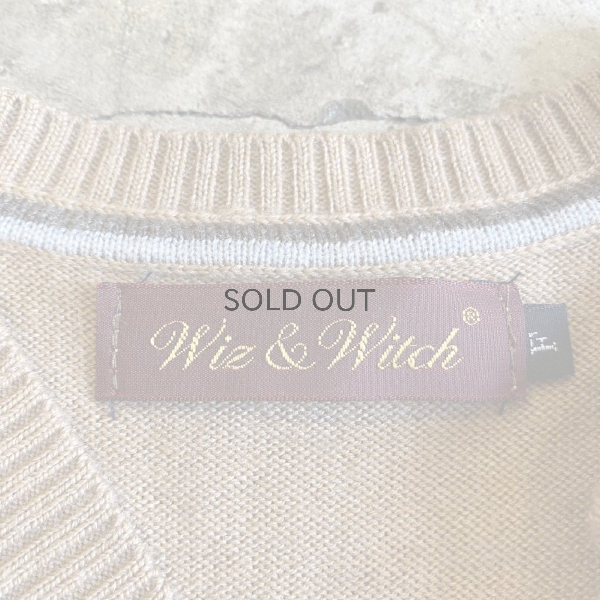 画像11: 【Wiz&Witch】"WEIRD" HOOK UP DEFORMATION CARDIGAN / OS (11)