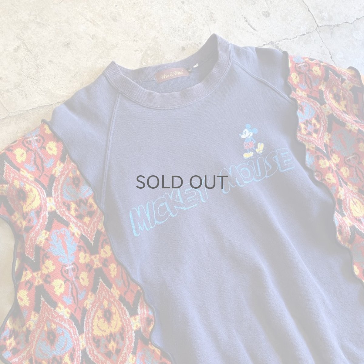 画像3: 【Wiz&Witch】"UNITED" OLD MICKEY FUTURE SWEATER / OS (3)