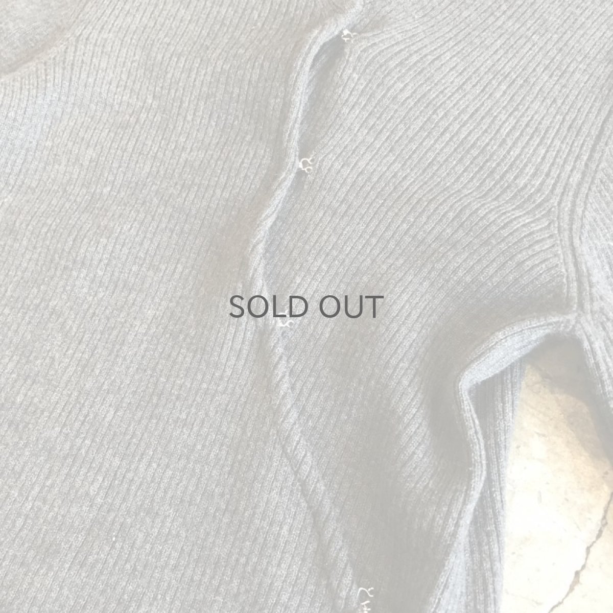 画像8: 【Wiz&Witch】"WEIRD" HOOK UP DEFORMATION CARDIGAN / OS (8)