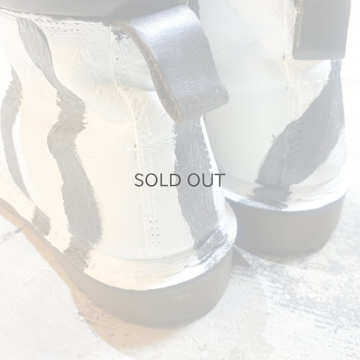 画像5:  【Dr.Martens】PAINTED 6EYE SHOES / UK8 / MADE IN ENGLAND (5)