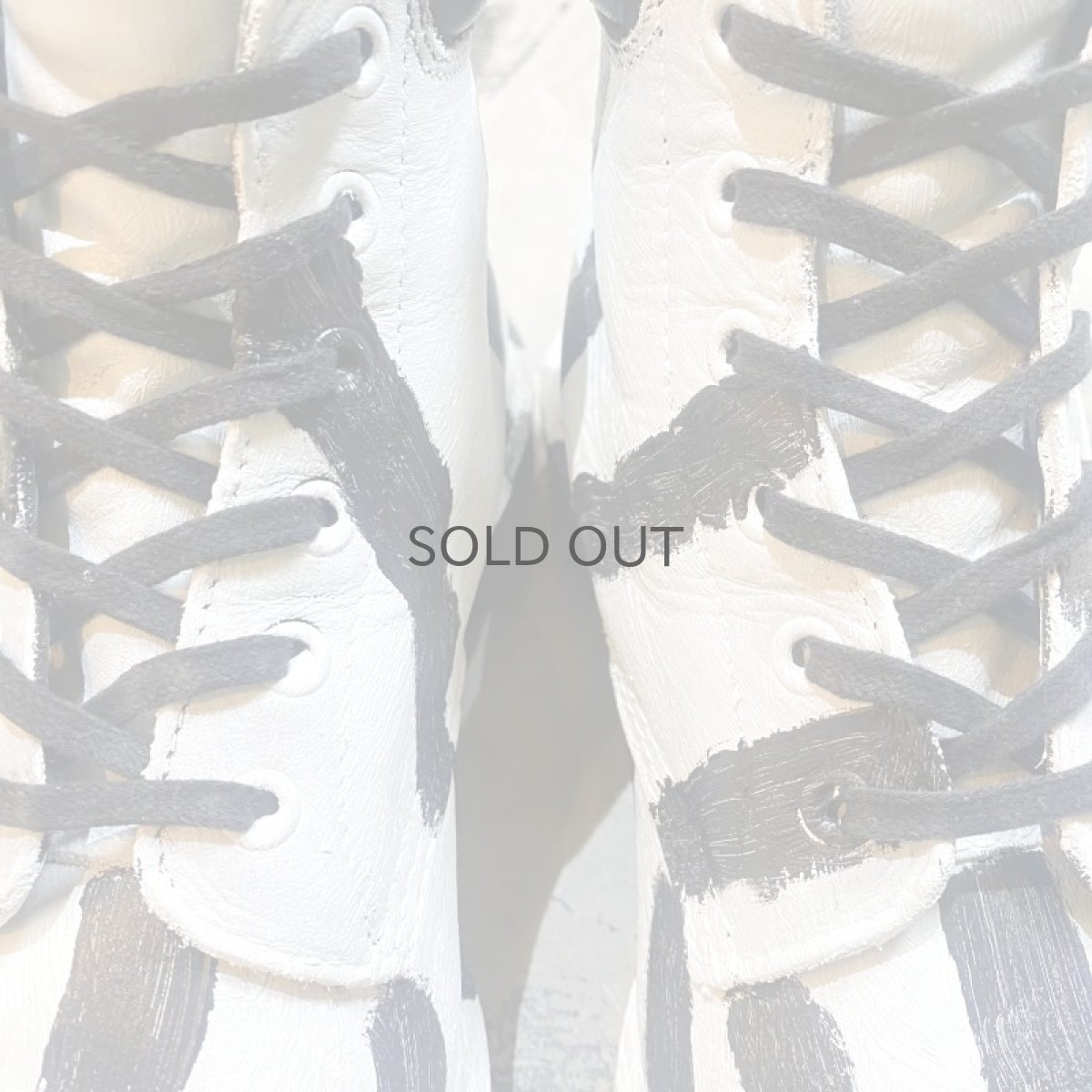 画像6:  【Dr.Martens】PAINTED 6EYE SHOES / UK8 / MADE IN ENGLAND (6)