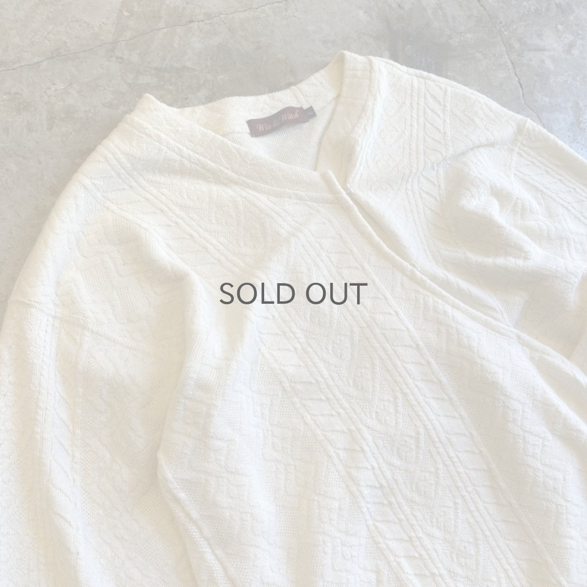 画像3: 【Wiz&Witch】"WEIRD" HOOK UP DEFORMATION CARDIGAN / OS (3)