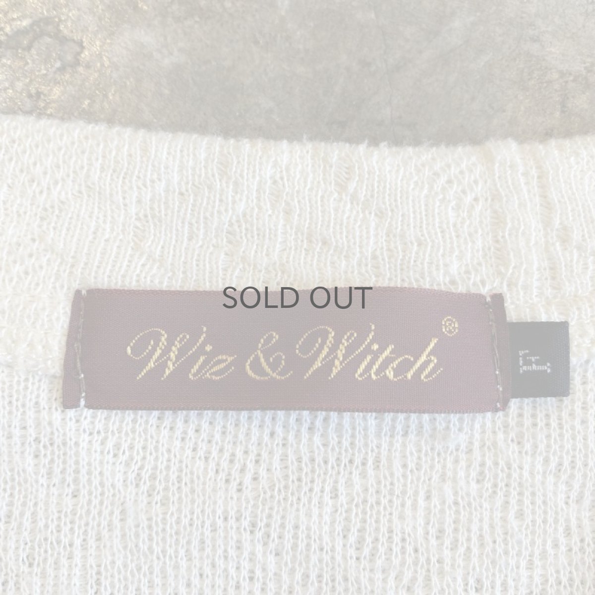 画像12: 【Wiz&Witch】"WEIRD" HOOK UP DEFORMATION CARDIGAN / OS (12)