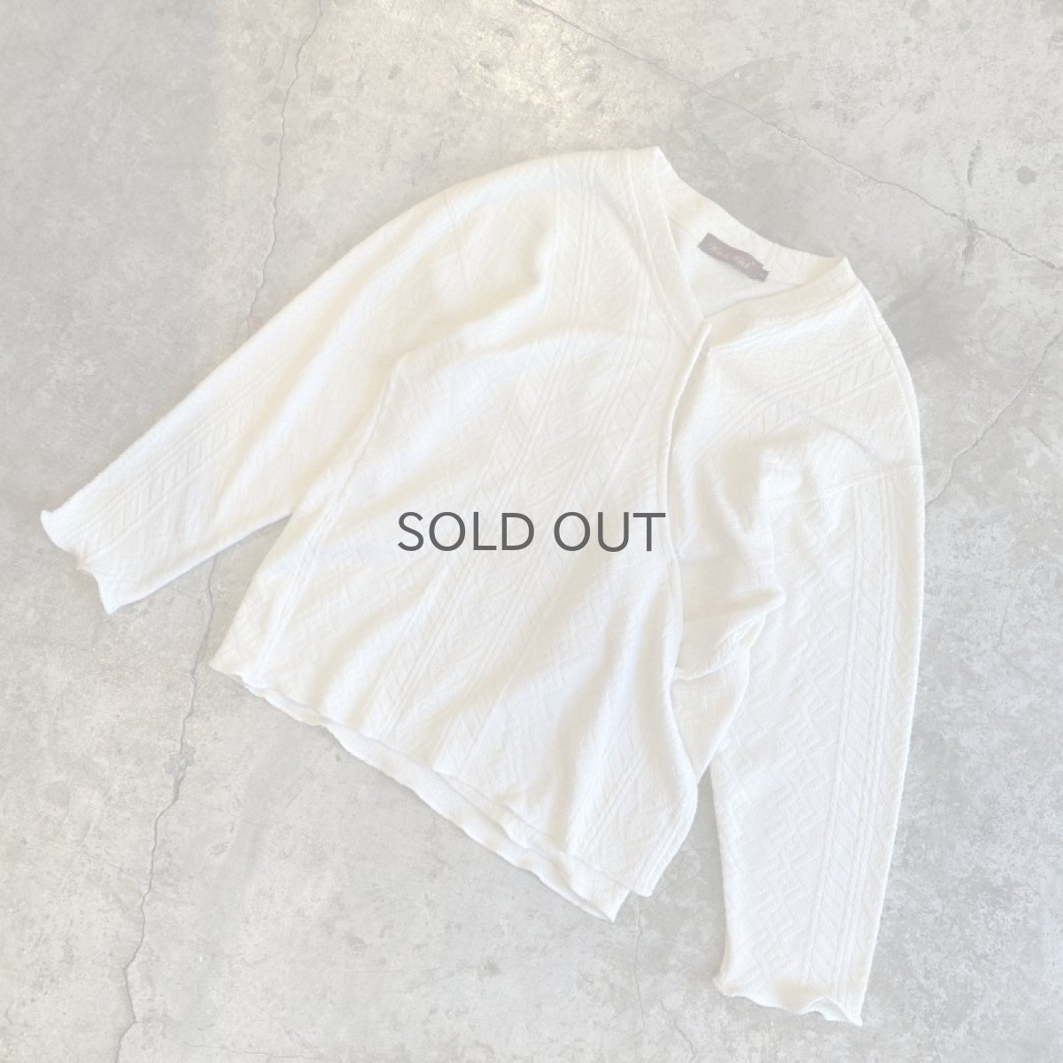 画像4: 【Wiz&Witch】"WEIRD" HOOK UP DEFORMATION CARDIGAN / OS (4)