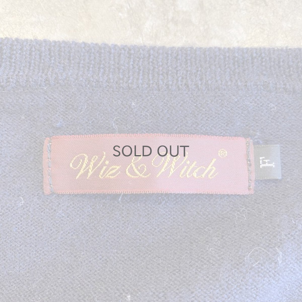 画像11: 【Wiz&Witch】"WEIRD" HOOK UP DEFORMATION STUDS CARDIGAN / OS (11)