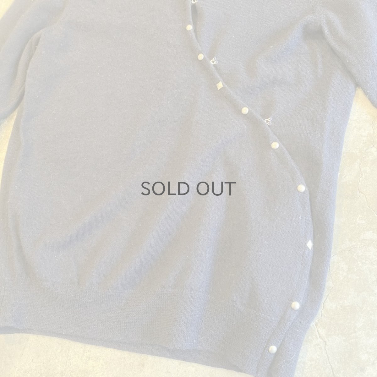 画像8: 【Wiz&Witch】"WEIRD" HOOK UP DEFORMATION STUDS CARDIGAN / OS (8)