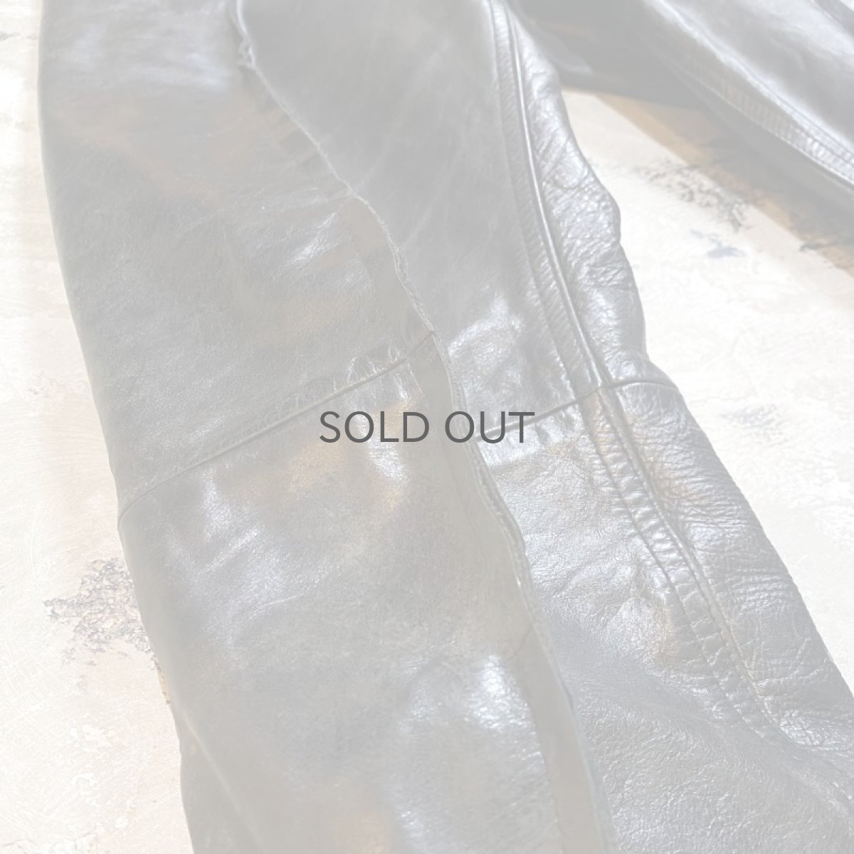 画像5: 【Wiz&Witch】FLARE CUT LEATHER PANTS / W30 (5)