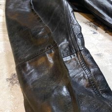 画像5: 【Wiz&Witch】FLARE CUT LEATHER PANTS / W30 (5)