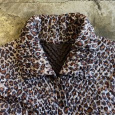 画像7: REVERSIBLE QUILTING LEOPARD DESIGN JACKET / Ladies M (7)