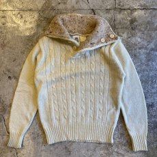 画像7: 【KENNINGTON】OLD HI NECK DESIGN KNIT SWEATER  / Ladies M (7)