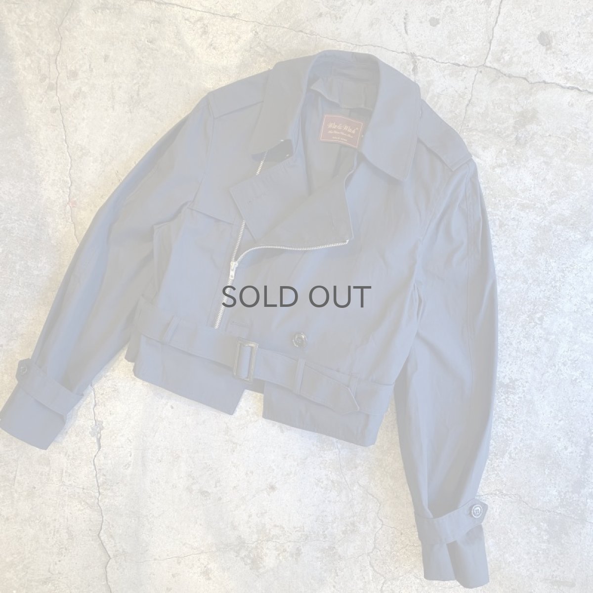 画像4: 【Wiz&Witch】"THE U.K" SHORT TRENCH RIDERS JACKET / OS (4)