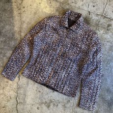 画像5: REVERSIBLE QUILTING LEOPARD DESIGN JACKET / Ladies M (5)