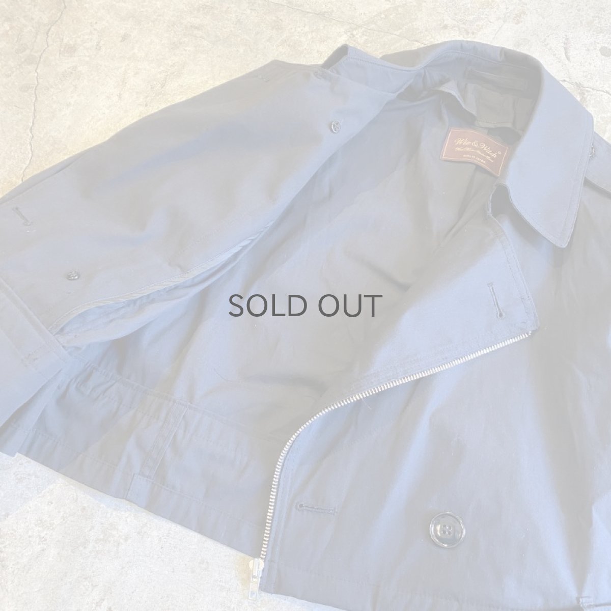 画像7: 【Wiz&Witch】"THE U.K" SHORT TRENCH RIDERS JACKET / OS (7)