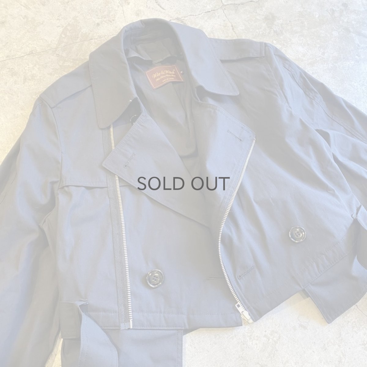 画像6: 【Wiz&Witch】"THE U.K" SHORT TRENCH RIDERS JACKET / OS (6)