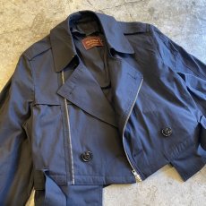 画像6: 【Wiz&Witch】"THE U.K" SHORT TRENCH RIDERS JACKET / OS (6)