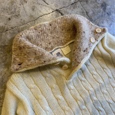 画像8: 【KENNINGTON】OLD HI NECK DESIGN KNIT SWEATER  / Ladies M (8)