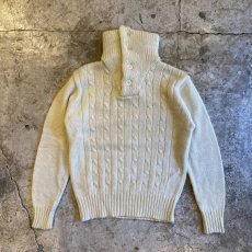 画像1: 【KENNINGTON】OLD HI NECK DESIGN KNIT SWEATER  / Ladies M (1)