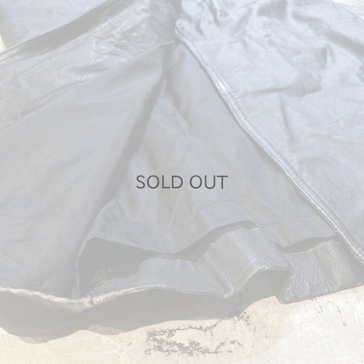 画像9: SHAWL COLLAR SINGLE LEATHER COAT / Mens S(L) (9)