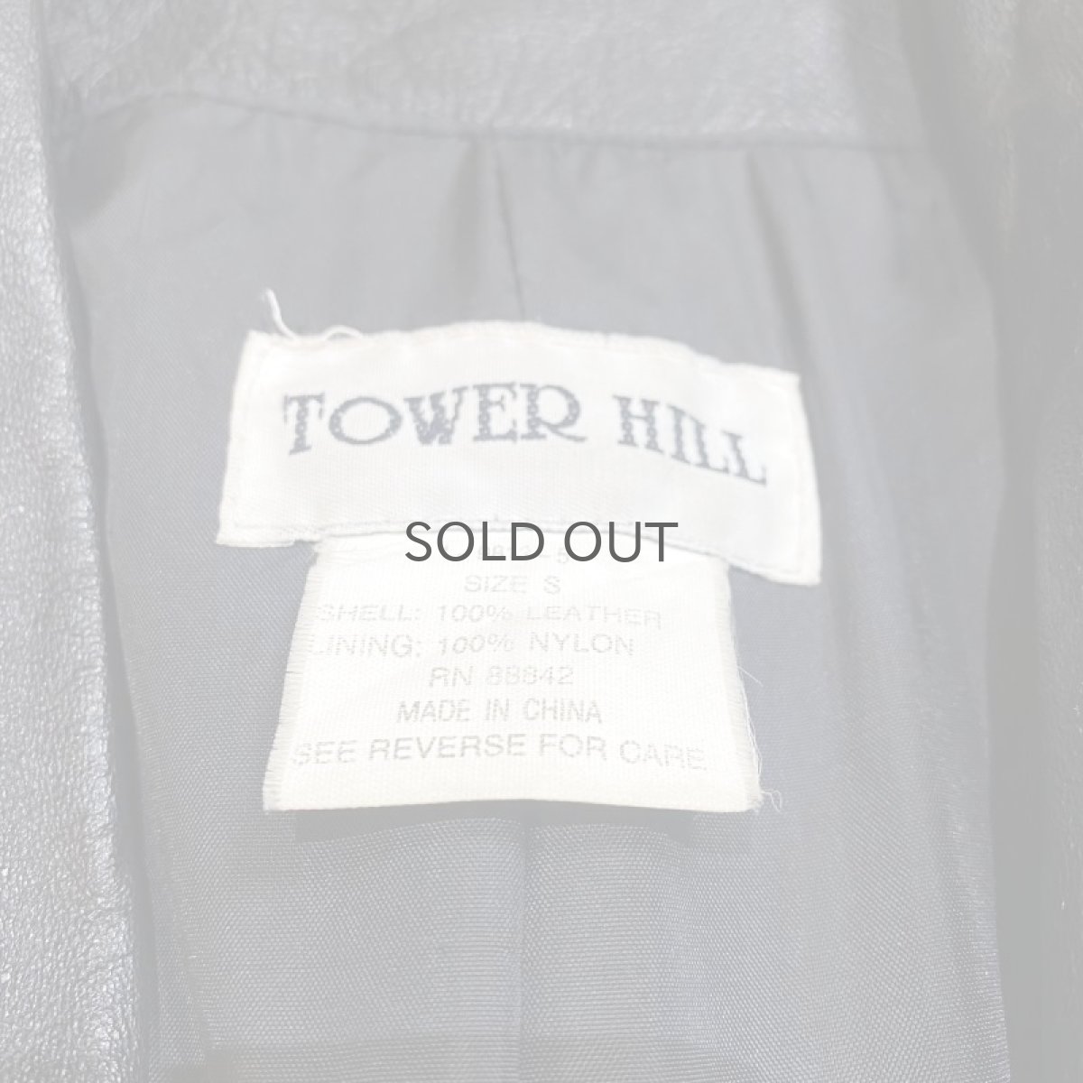 画像10: SHAWL COLLAR SINGLE LEATHER COAT / Mens S(L) (10)