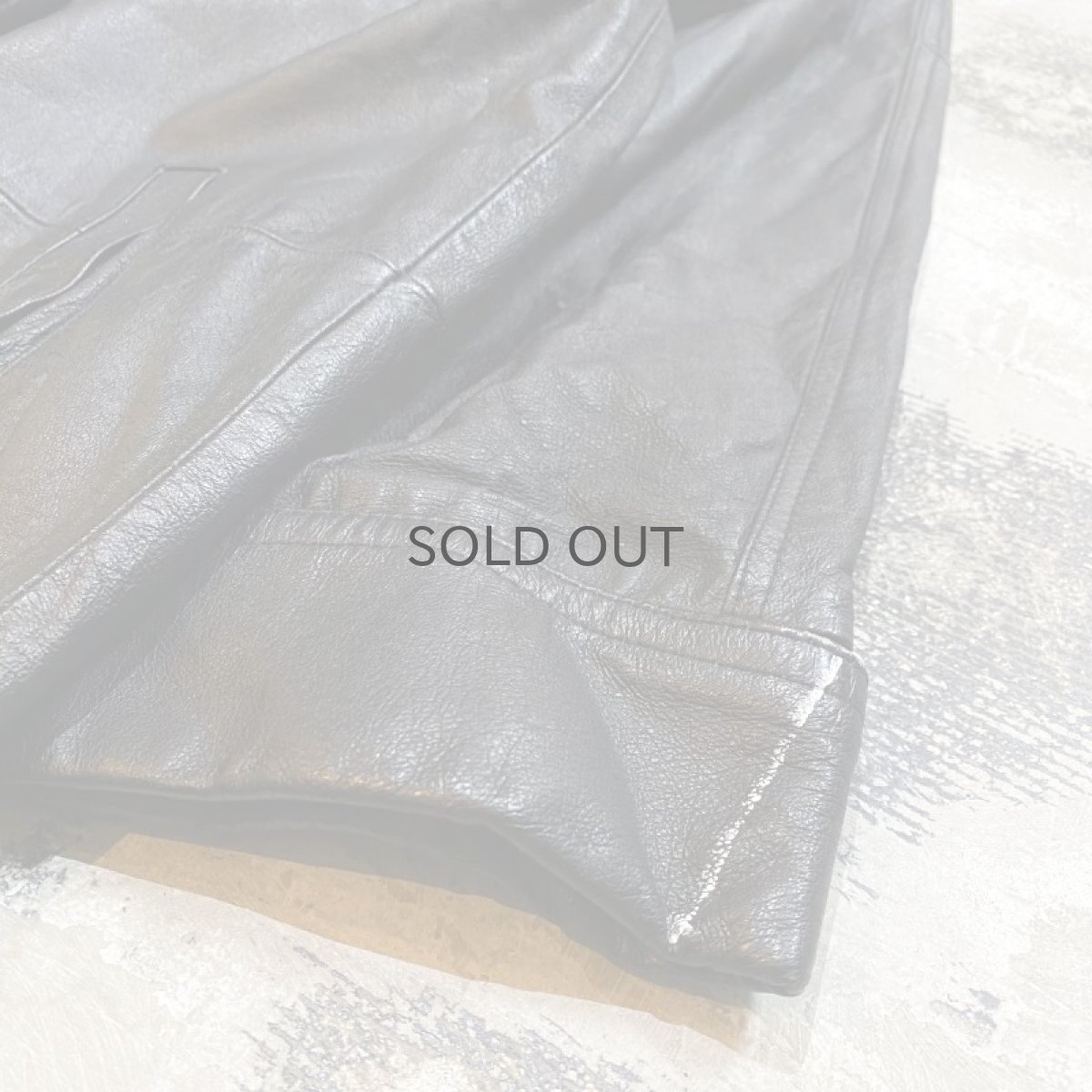 画像6: SHAWL COLLAR SINGLE LEATHER COAT / Mens S(L) (6)