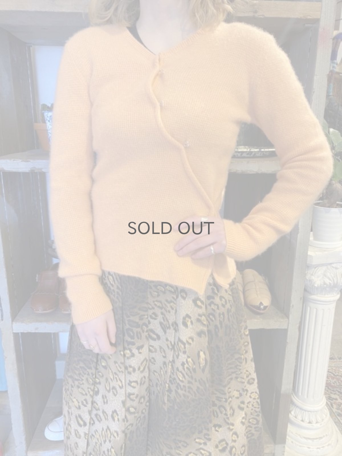 画像11: 【Wiz&Witch】"WEIRD" HOOK UP DEFORMATION CARDIGAN / OS (11)