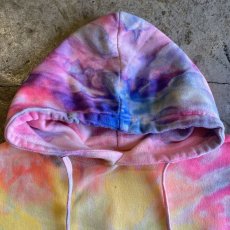 画像5: TIE DYE PATTERN CUT OFF N/S SWEAT / Ladies M (5)