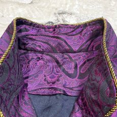 画像10: PAISLEY PATTERN PIPING DESIGN JACKET / Mens M (10)