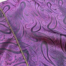 画像9: PAISLEY PATTERN PIPING DESIGN JACKET / Mens M (9)