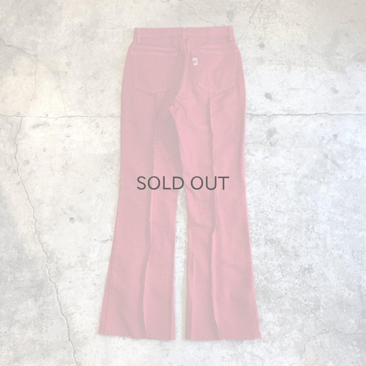 画像2: 【Wiz&Witch】FLARE CUT DENIM PANTS / W27 (2)