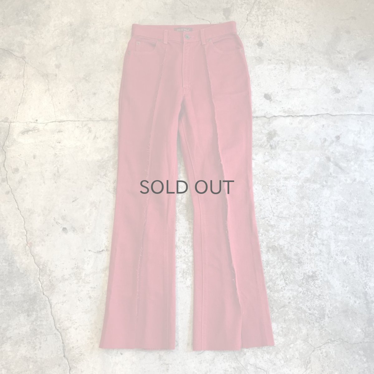 画像1: 【Wiz&Witch】FLARE CUT DENIM PANTS / W27 (1)