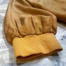 画像7: CAMEL COLOR SILK BLOUSON / Mens L (7)