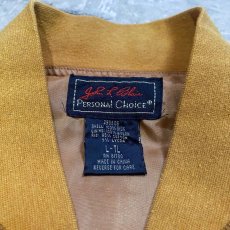 画像10: CAMEL COLOR SILK BLOUSON / Mens L (10)