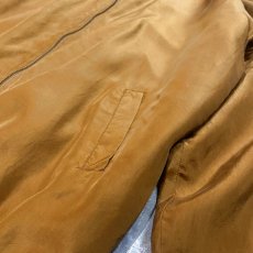 画像6: CAMEL COLOR SILK BLOUSON / Mens L (6)