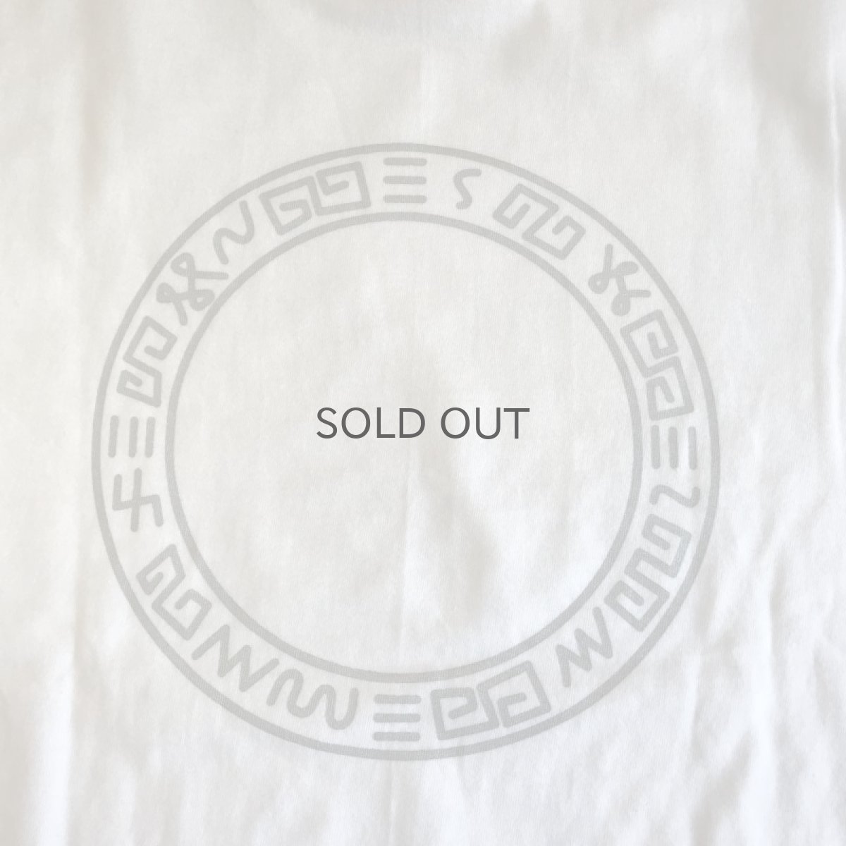 画像10: UNDERLAND × UBON 【笑門福来】　2022 CHINA PATTERN PRINTED L/S TEE / WHITE×SILVER / M&L (10)