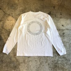 画像2: UNDERLAND × UBON 【笑門福来】　2022 CHINA PATTERN PRINTED L/S TEE / WHITE×SILVER / M&L (2)