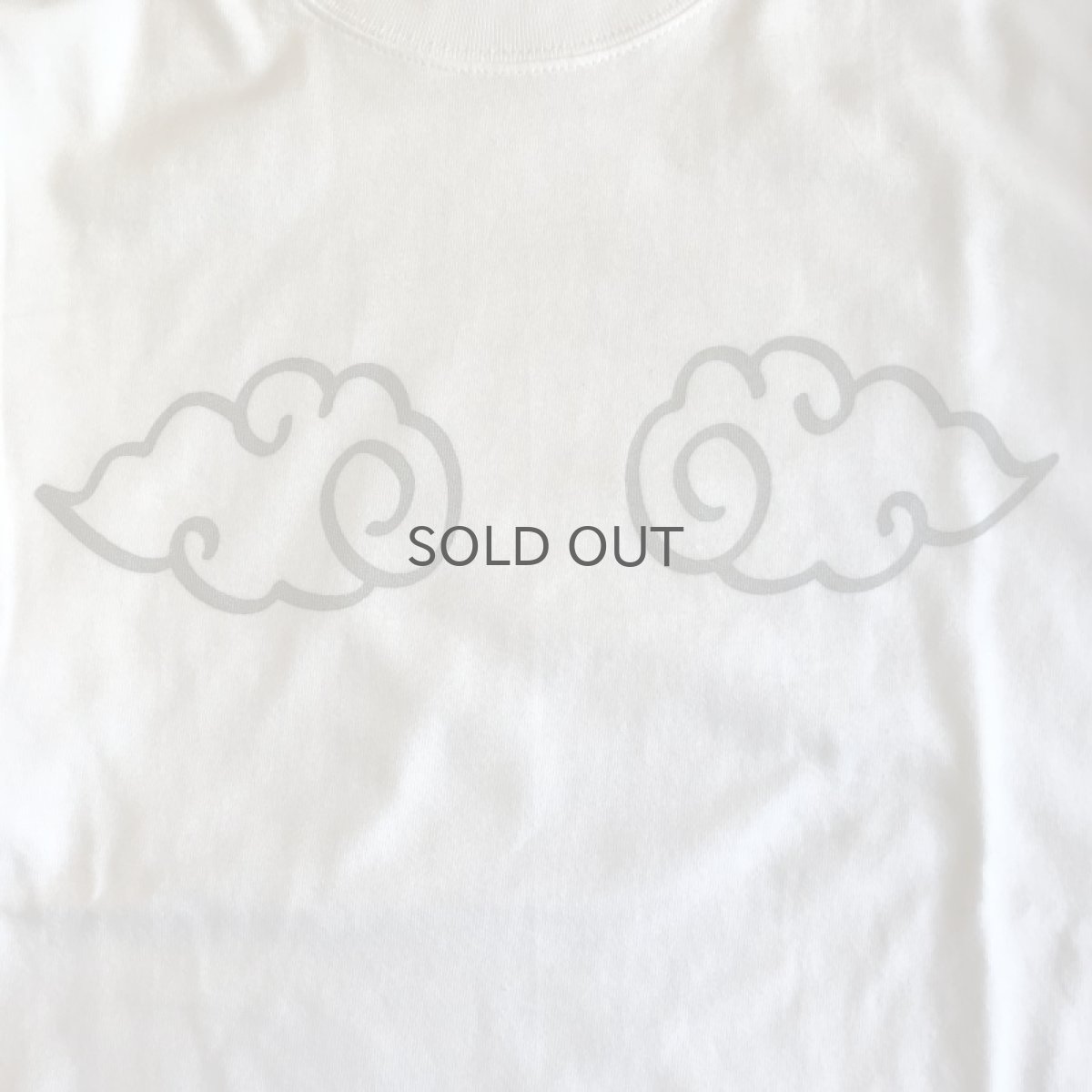 画像9: UNDERLAND × UBON 【笑門福来】　2022 CHINA PATTERN PRINTED L/S TEE / WHITE×SILVER / M&L (9)