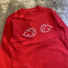 画像3: UNDERLAND × UBON 【笑門福来】　2022 CHINA PATTERN PRINTED L/S TEE / RED×WHITE / L (3)