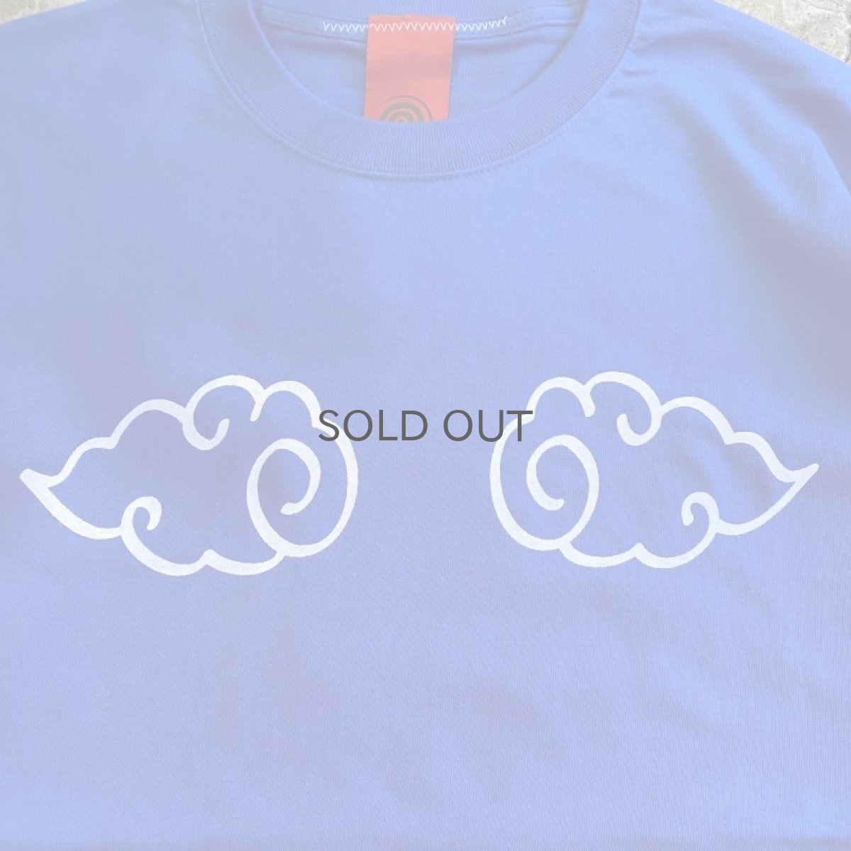 画像5: UNDERLAND × UBON 【笑門福来】　2022 CHINA PATTERN PRINTED L/S TEE / BLUE×WHITE / M (5)