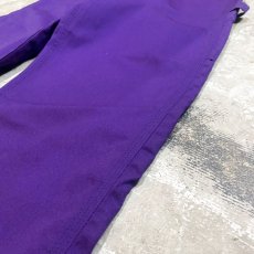 画像6: PURPLE COLOR STRAIGHT CARGO PANTS / W31 / MADE IN USA (6)