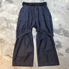 画像1: 【WONDERGROUND】NEO BONDAGE WIDE PANTS / OS (1)