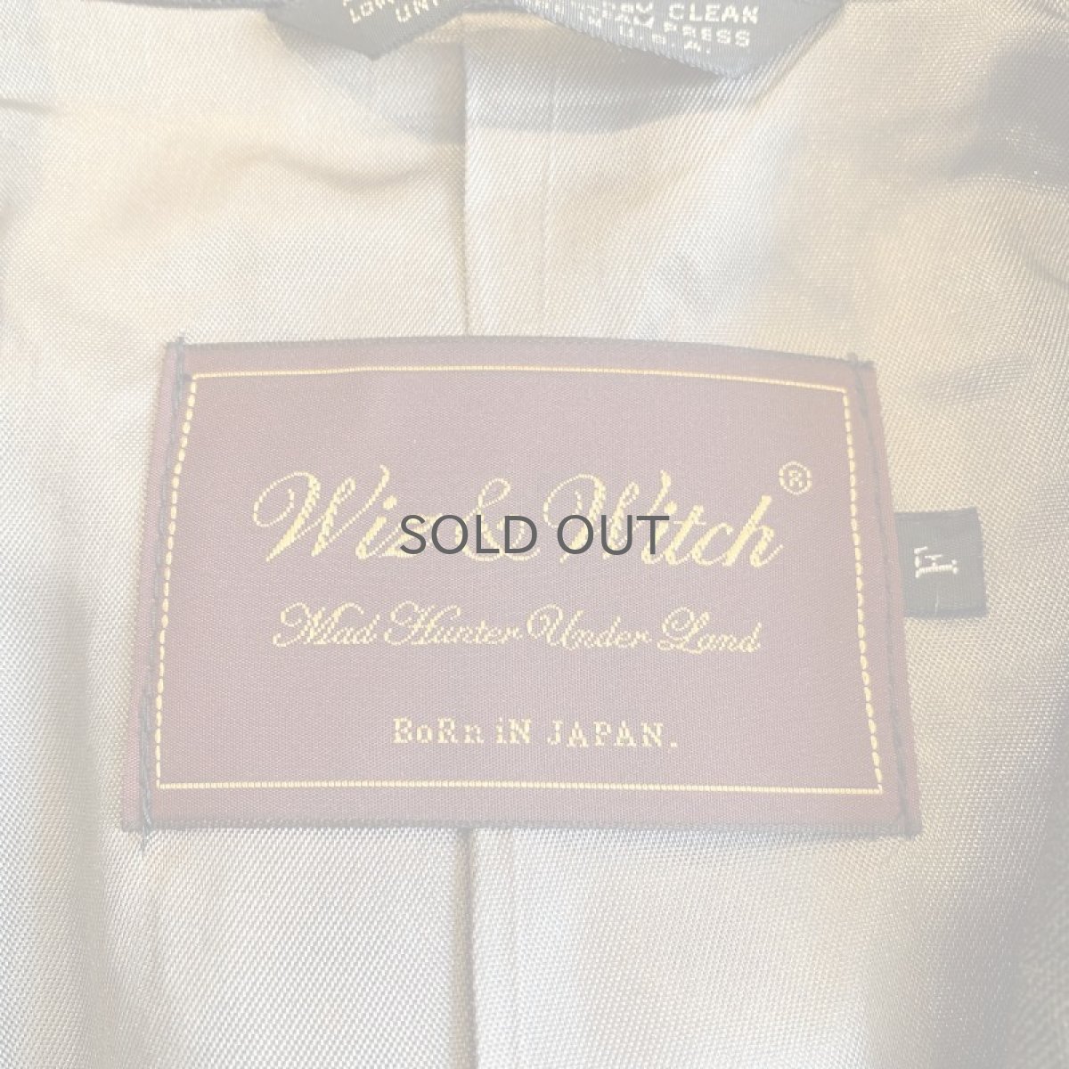 画像11: 【Wiz&Witch】"WEIRD" SHOULDER OFF TAYLOR JACKET / OS (11)