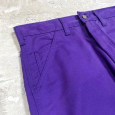 画像3: PURPLE COLOR STRAIGHT CARGO PANTS / W31 / MADE IN USA (3)