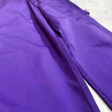 画像5: PURPLE COLOR STRAIGHT CARGO PANTS / W31 / MADE IN USA (5)