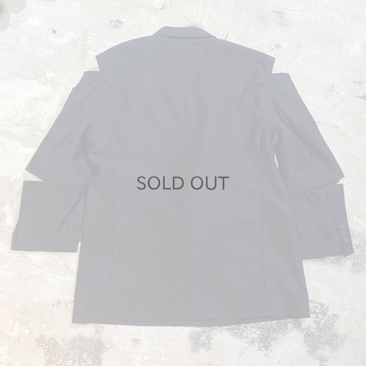 画像2: 【Wiz&Witch】"WEIRD" SHOULDER OFF DOUBLE TAYLOR JACKET / OS (2)