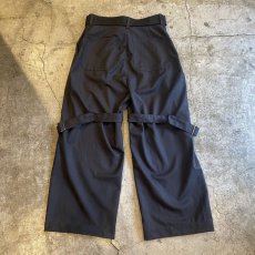 画像2: 【WONDERGROUND】NEO BONDAGE WIDE PANTS / OS (2)