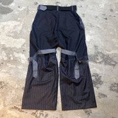 画像2: 【WONDERGROUND】NEO BONDAGE WIDE PANTS / OS (2)