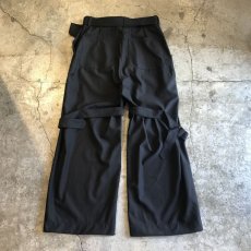 画像2: 【WONDERGROUND】NEO BONDAGE WIDE PANTS / OS (2)