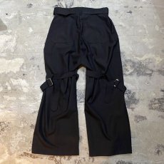 画像2: 【WONDERGROUND】NEO BONDAGE WIDE PANTS / OS (2)