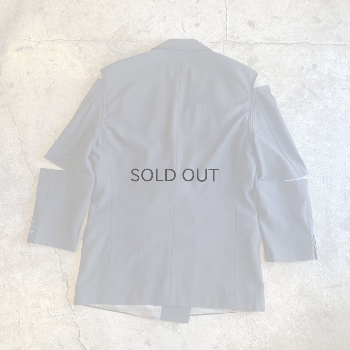 画像2: 【Wiz&Witch】"WEIRD" SHOULDER OFF DOUBLE TAYLOR JACKET / OS (2)